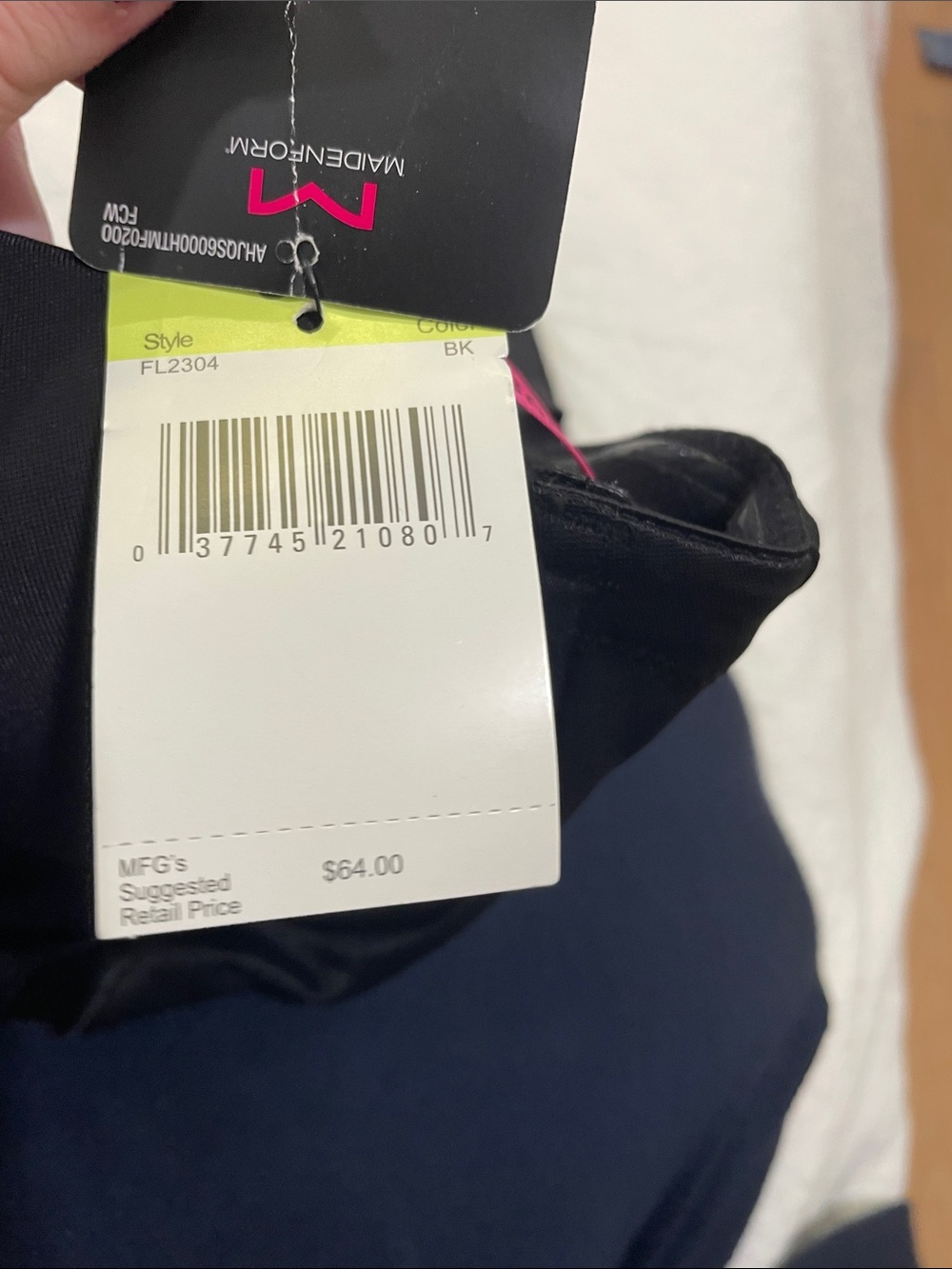 Maidenform Black Removable Straps Shaping Slip with Molded Cups - Picture 7 of 7